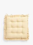 John Lewis Frilled Stripe Seat Pad