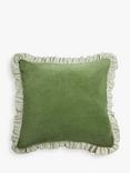 John Lewis Velvet Frill Cushion