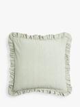 John Lewis Velvet Frill Cushion