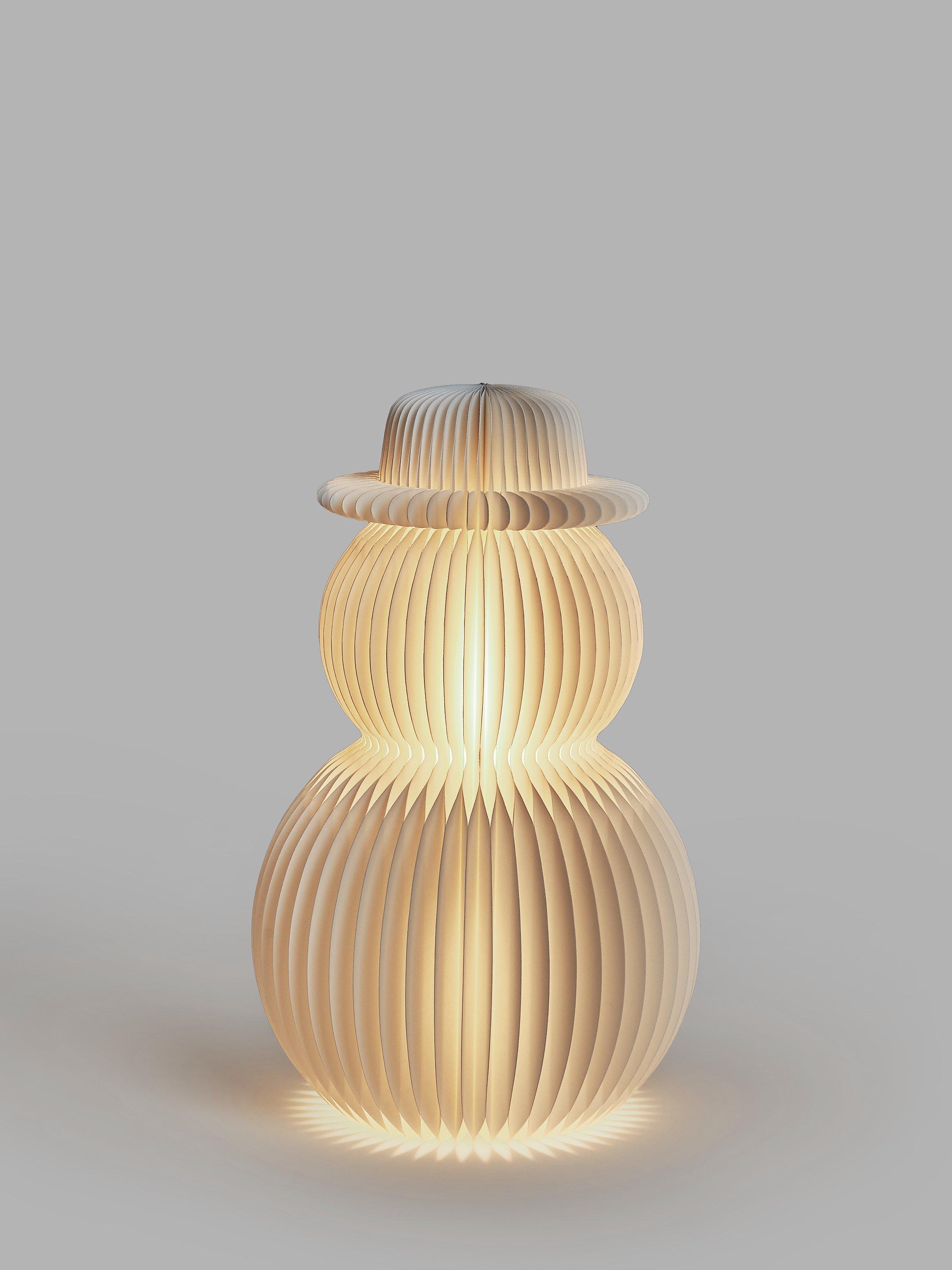 John Lewis LED Lit Honeycomb Snowman