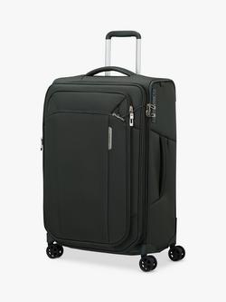 Samsonite Respark 4-Wheel 67cm Expandable Medium Suitcase - view 2, Forest Green