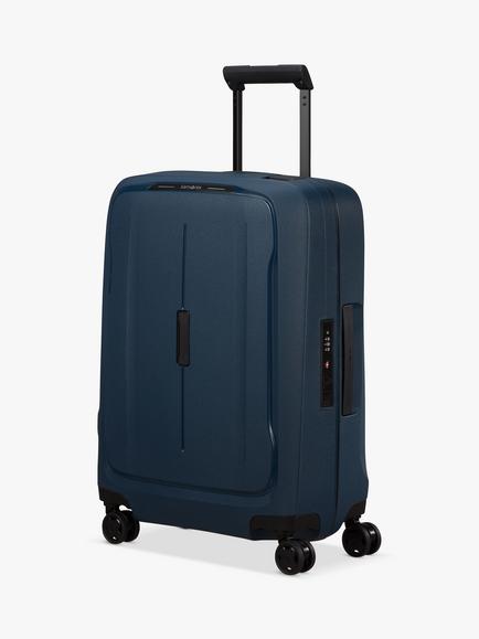 Samsonite Essens 4-Wheel 55cm Recycled Cabin Case, Midnight Blue