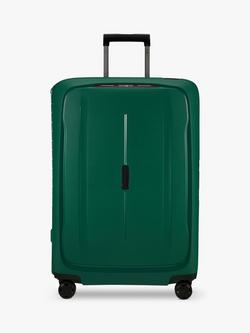 Samsonite Essens 4-Wheel 75cm Large Recycled Suitcase - view 2, Alpine Green