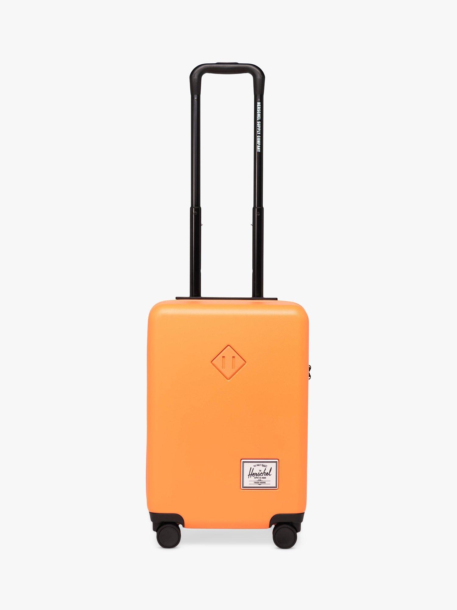 Herschel Supply Co. Heritage Hardshell 50cm 4-Wheel Cabin Bag, Shocking Orange