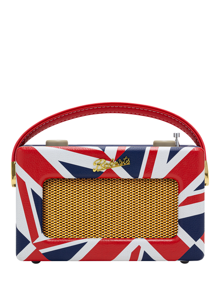 Roberts Revival Uno BT DAB/DAB+/FM Bluetooth Digital Radio with Alarm, Union Jack Limited Edition, Union Jack Limited Edition