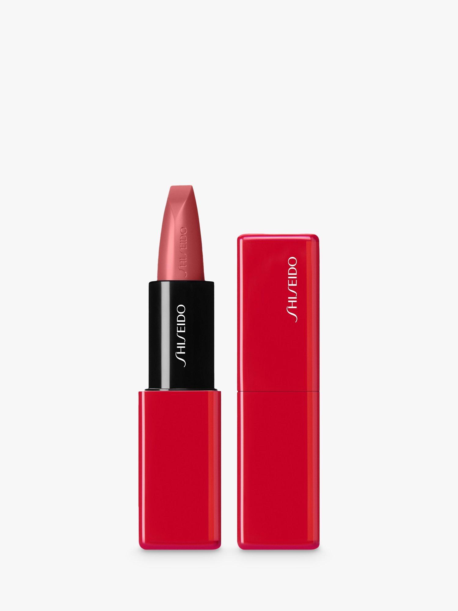 Product image 1 of 6, which shows Shiseido Technosatin Gel Lipstick, 408 Voltage Rose