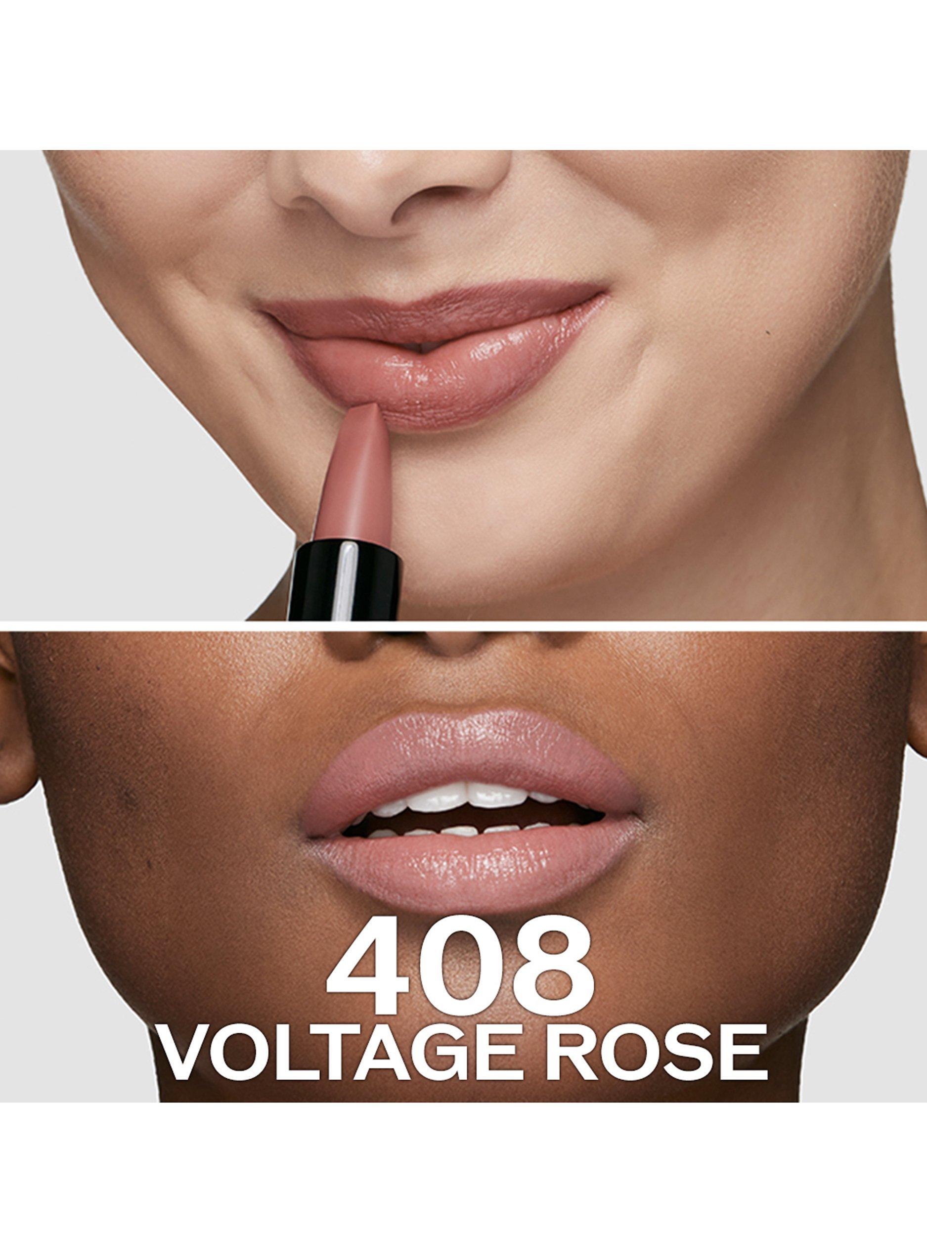 Product image 3 of 6, which shows Shiseido Technosatin Gel Lipstick, 408 Voltage Rose