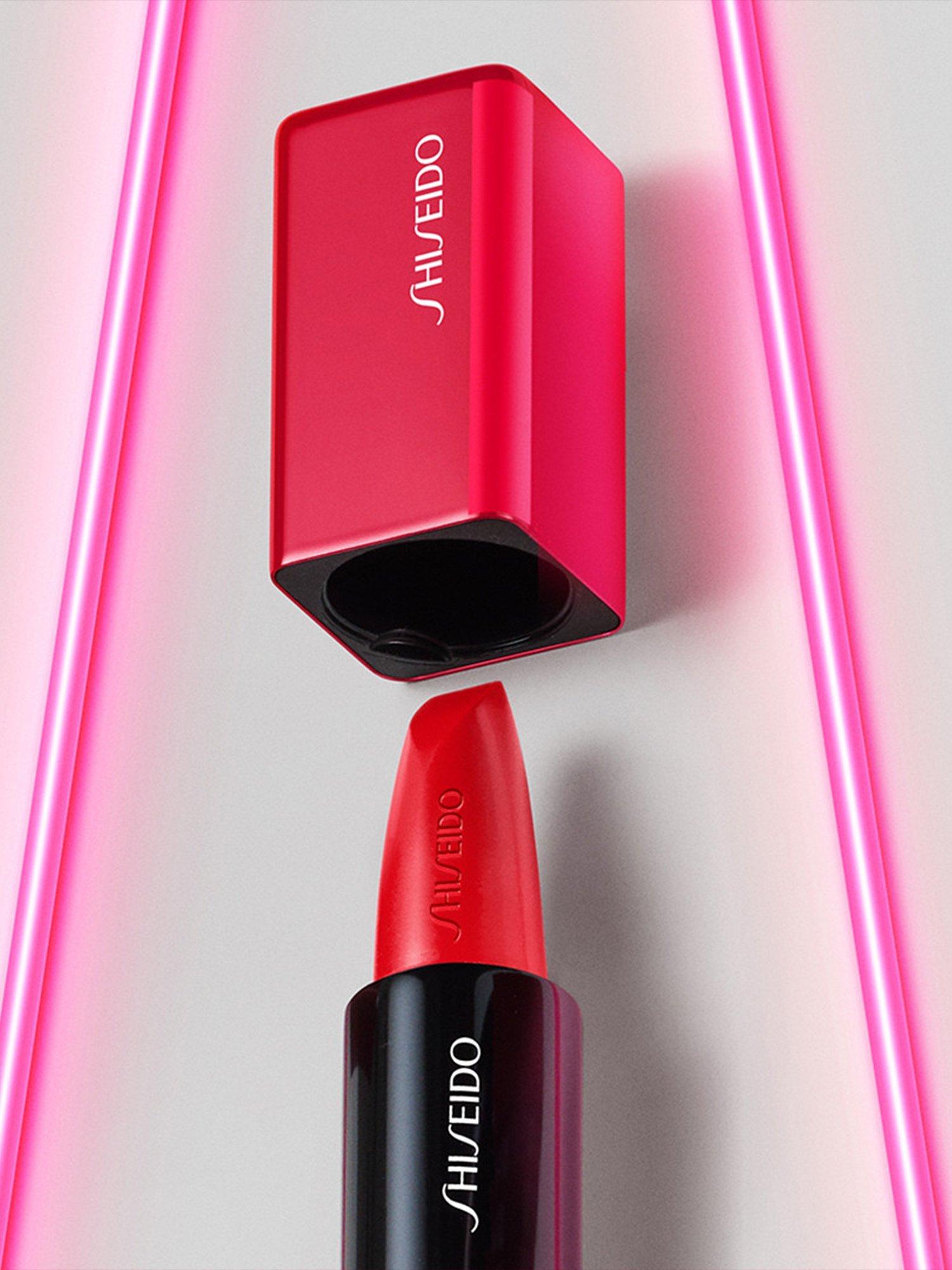Product image 4 of 6, which shows Shiseido Technosatin Gel Lipstick, 416 Red Shift