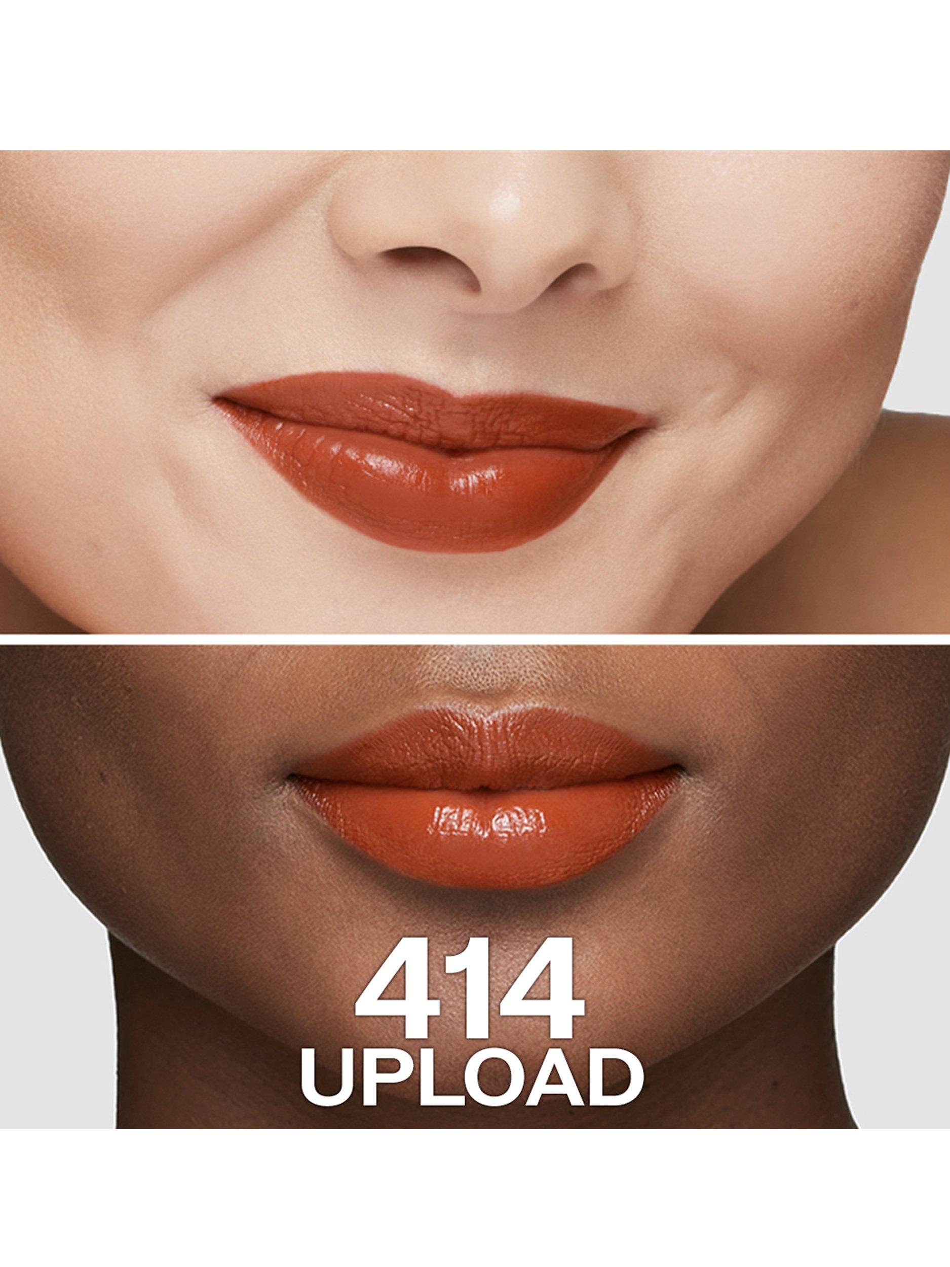 Product image 3 of 6, which shows Shiseido Technosatin Gel Lipstick, 414 Upload