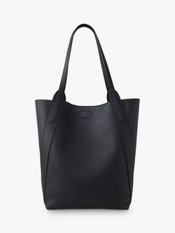 Mulberry North South Bayswater Heavy Grain Leather Tote Bag - view 2, Black