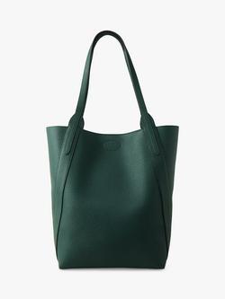 Mulberry North South Bayswater Heavy Grain Leather Tote Bag - view 2, Mulberry Green