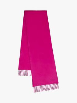 Mulberry Small Solid Merino Wool Scarf, Mulberry Pink, Mulberry Pink