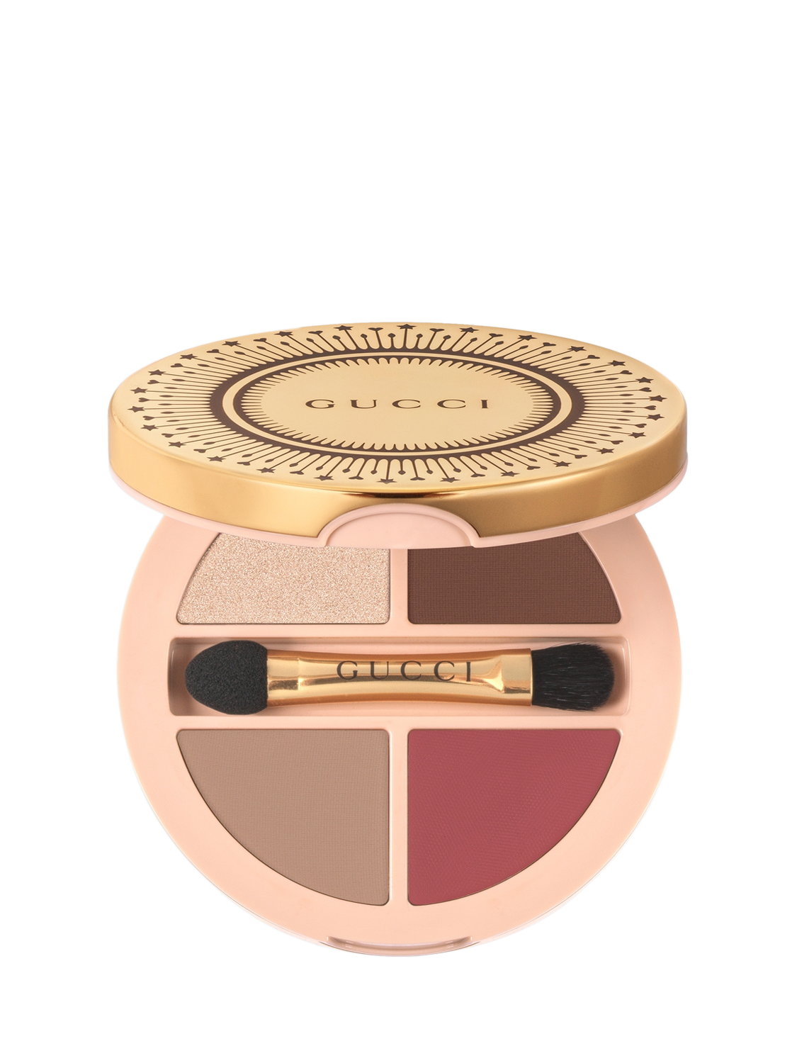 Product image 1 of 8, which shows Gucci Palette de Beauté Quatuor Eye, Cheek and Lip, 01 Summerina Brown
