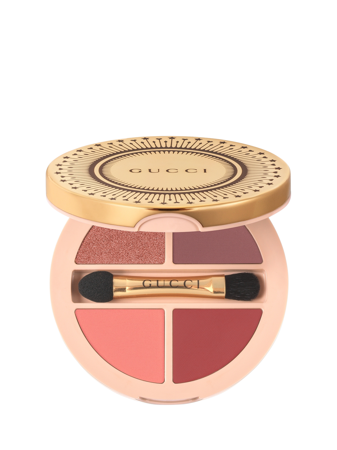 Product image 1 of 8, which shows Gucci Palette de Beauté Quatuor Eye, Cheek and Lip, 02 Rosa Nitida