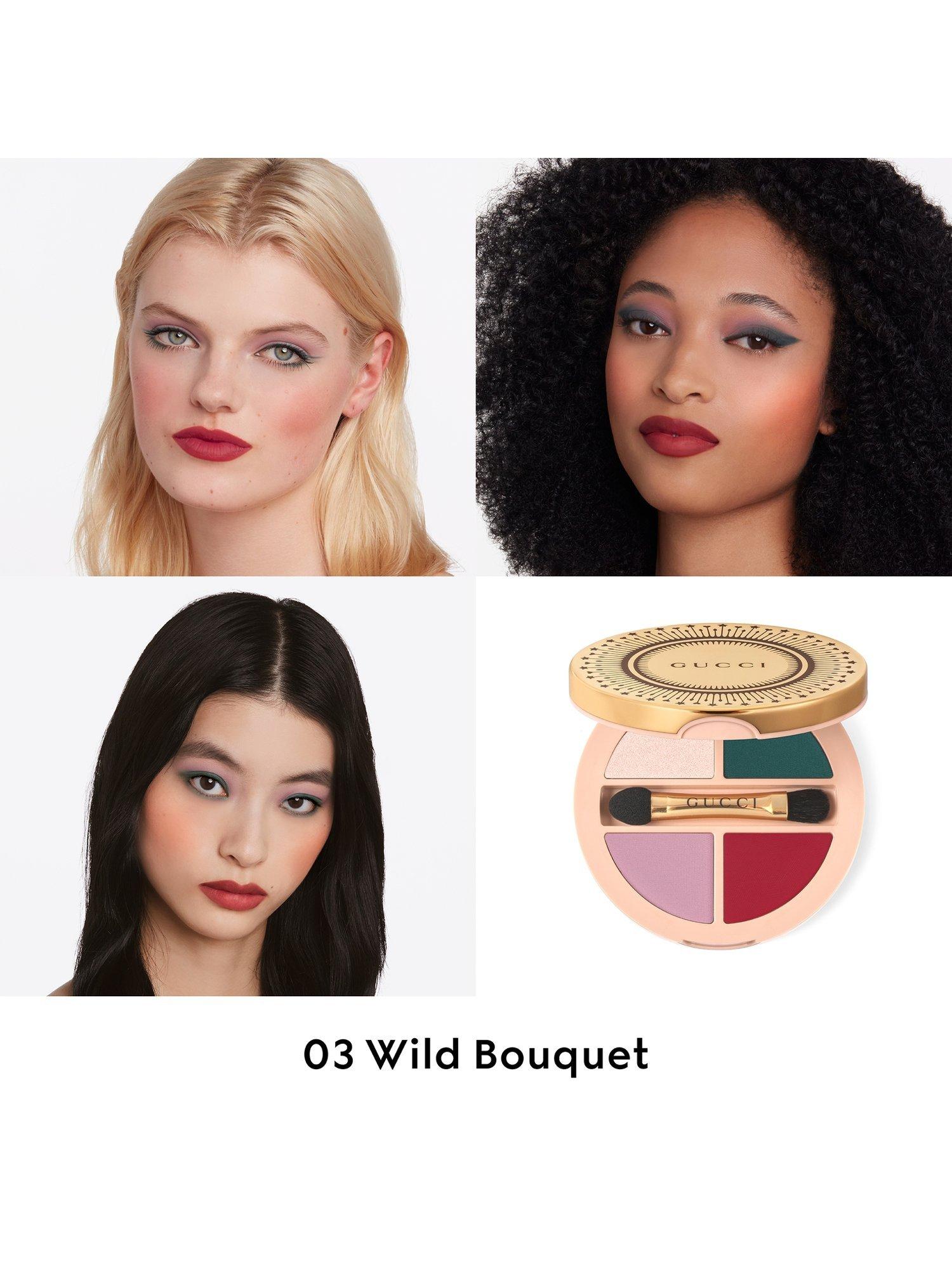 Product image 3 of 8, which shows Gucci Palette de Beauté Quatuor Eye, Cheek and Lip, 03 Wild Bouquet
