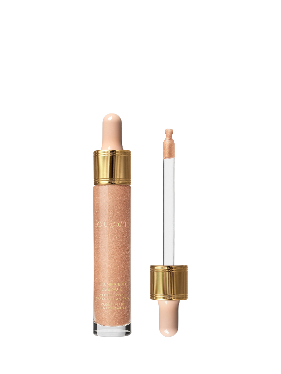 Product image 1 of 7, which shows Gucci Beauty Illuminateur de Beauté Liquid Highlighter, Universal