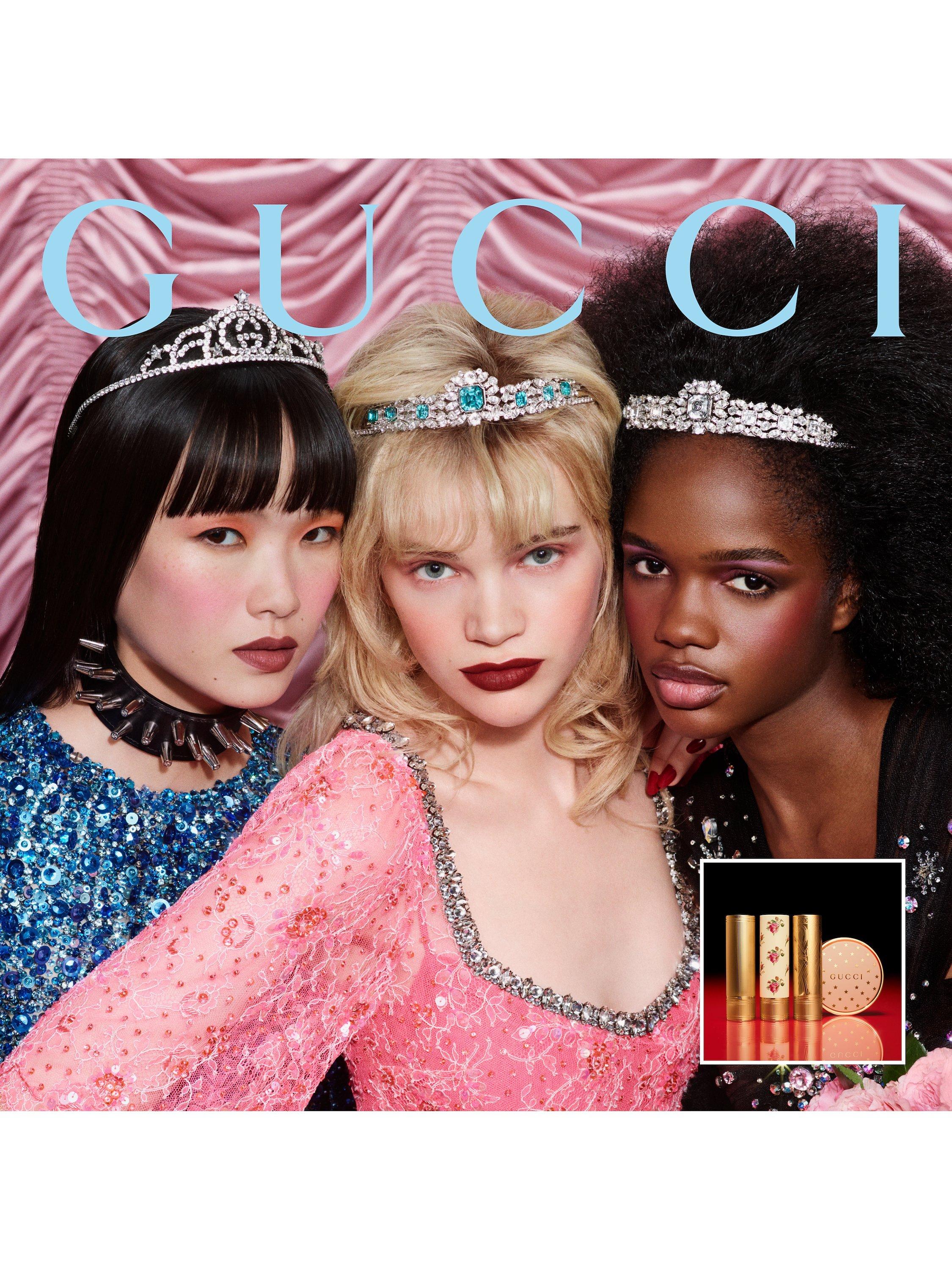 Product image 8 of 8, which shows Gucci Rouge À Lèvres Voile Lipstick Summer Shades, 214 Call It A Day