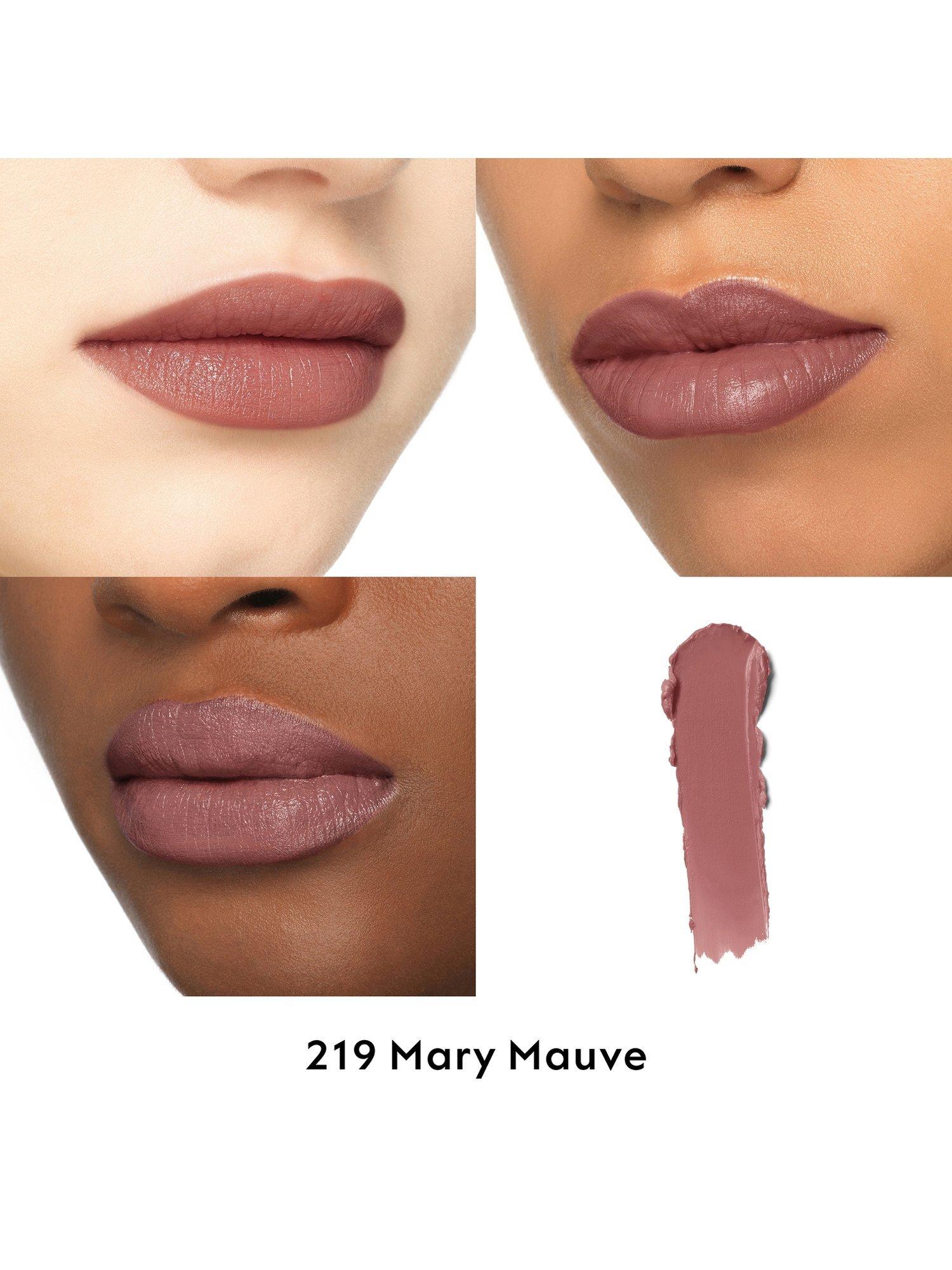 Product image 2 of 8, which shows Gucci Rouge À Lèvres Satin Lipstick Summer Shades, 219 Mary Mauve