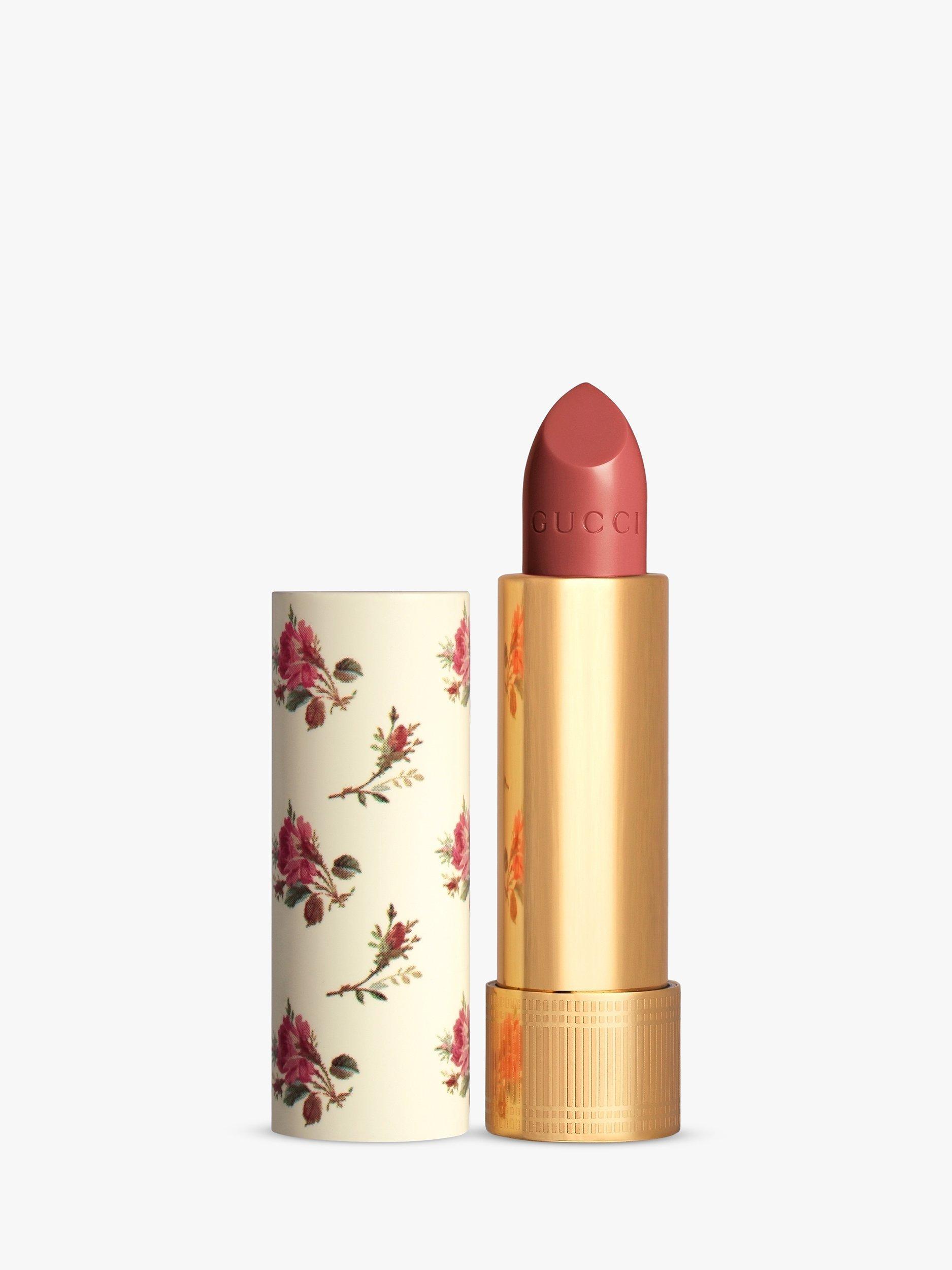 Product image 1 of 8, which shows Gucci Rouge À Lèvres Voile Lipstick Summer Shades, 208 They Met In Argentina