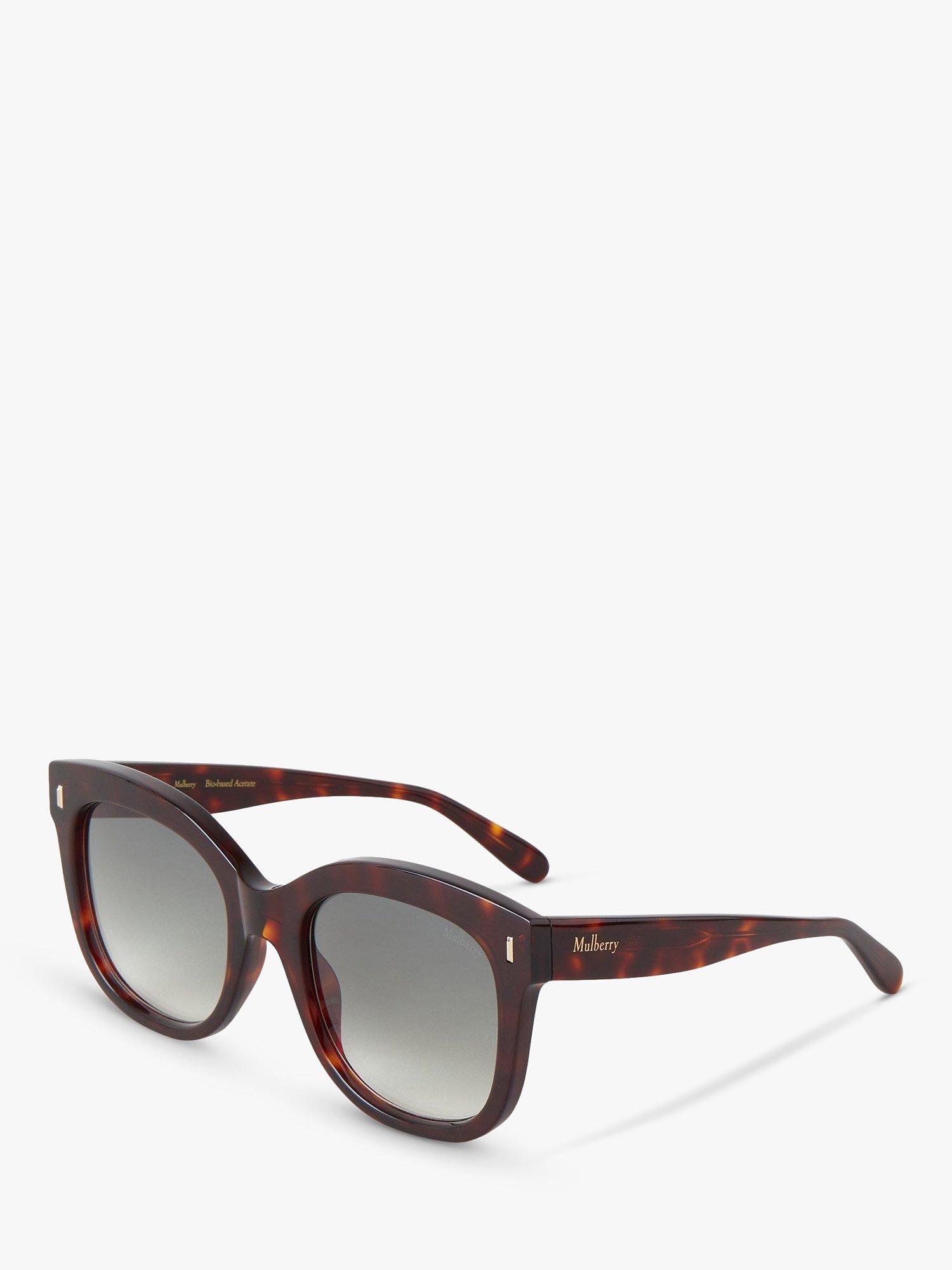 Mulberry Charlotte Sunglasses, Tortoise Shell