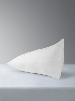 John Lewis Synthetic Soft Touch Washable Reading Pillow, Firm (5), White