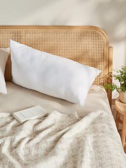 John Lewis Synthetic Soft Touch Washable Reading Pillow, Firm (5) - view 2, White