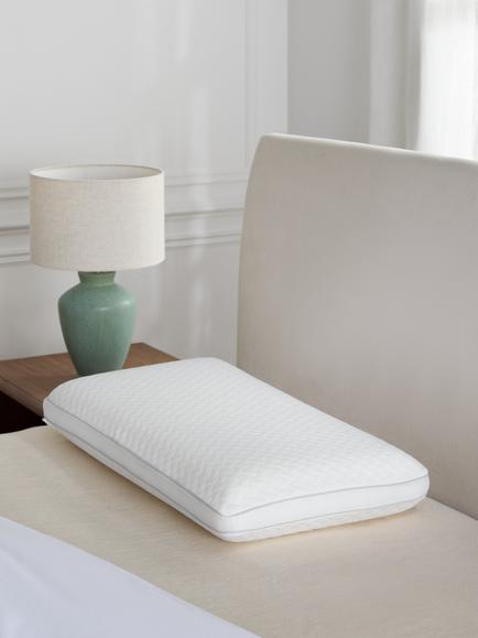 John Lewis Specialist Support Memory Foam Standard Pillow containing TENCEL™ Lyocell, Firm - view 2, White