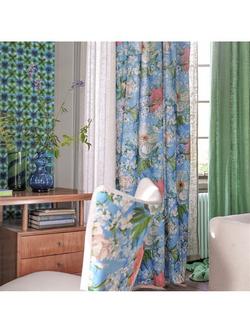 Designers Guild Peony Blossom Furnishing Fabric - view 2, Sky