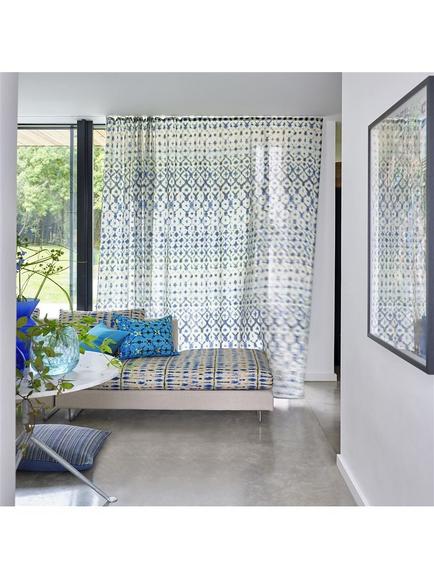 Designers Guild Suzuri Furnishing Fabric - view 2, Indigo