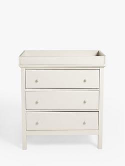 John Lewis Wilton Changing Table Dresser, Linen - view 2, Linen