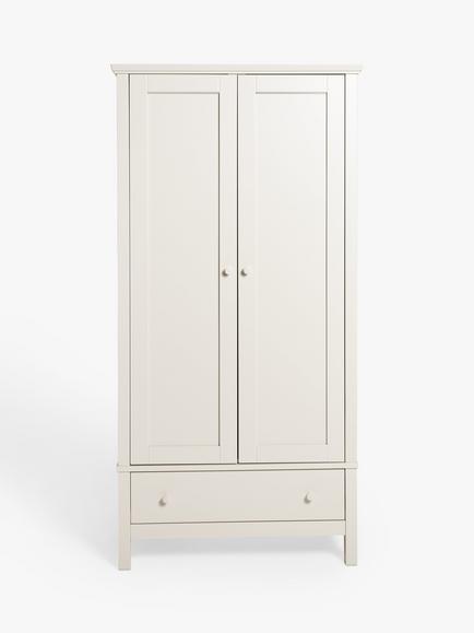 John Lewis Wilton Double Wardrobe - view 2, Linen