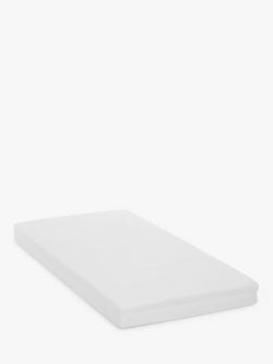 John Lewis Dual Core Pocket Spring Cotbed Mattress, 140 x 70cm, White