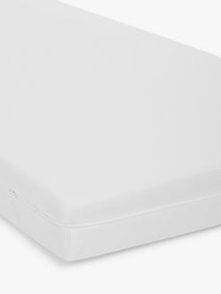 John Lewis Dual Core Pocket Spring Cotbed Mattress, 140 x 70cm - view 2, White