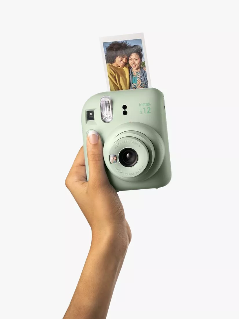 Fujifilm Instax Mini 12 Instant Camera Bundle With Deluxe Accessories & Case (Mint Green) - Includes Camera, Case & Decoration Kit
