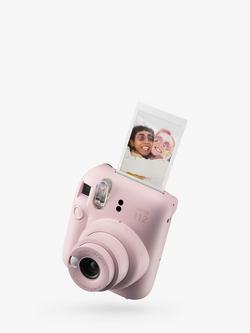 Fujifilm instax™ Mini 12 Instant Camera with Built-In Flash & Hand Strap - view 2, Blossom Pink