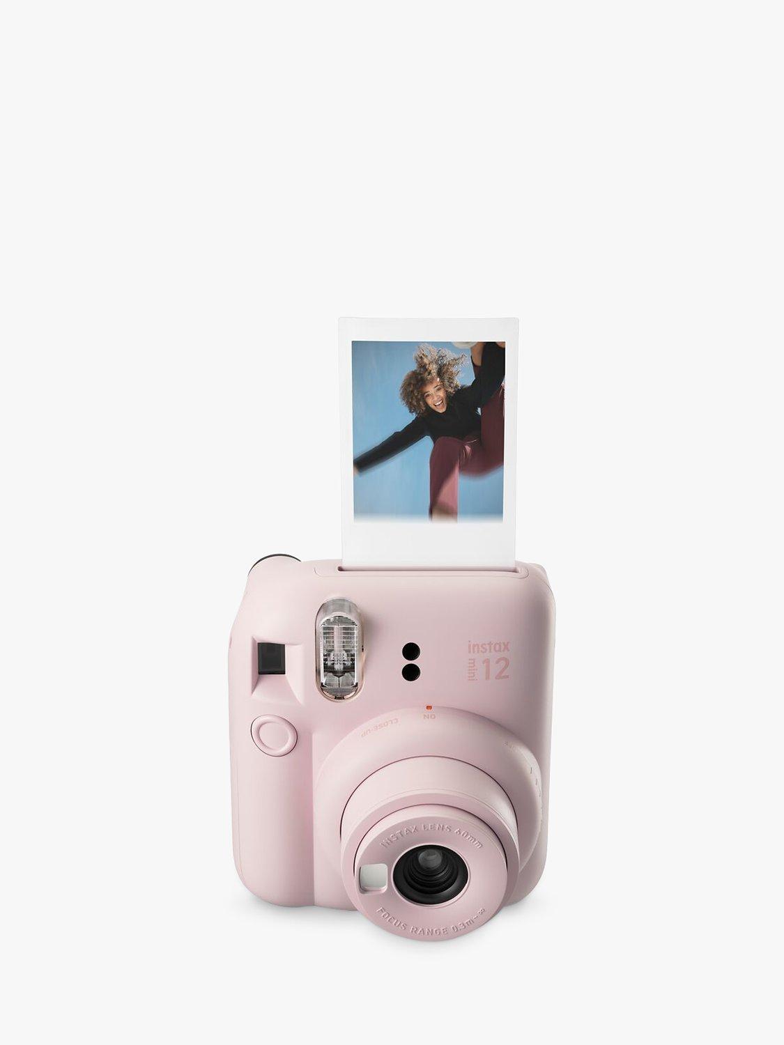 Fujifilm Instax Mini 12 Instant Camera with Built In Flash Hand Strap Blossom Pink
