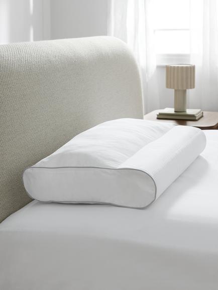 John Lewis Specialist Support Cooling Hybrid Pillow, Firm - view 2, White