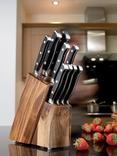 Taylor's Eye Witness Acacia Wood Filled Knife Block Set, 9 Piece