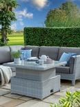 Daro Byron 5-Seater Corner Garden Lounge/Casual Dining Set, Grey Tissé