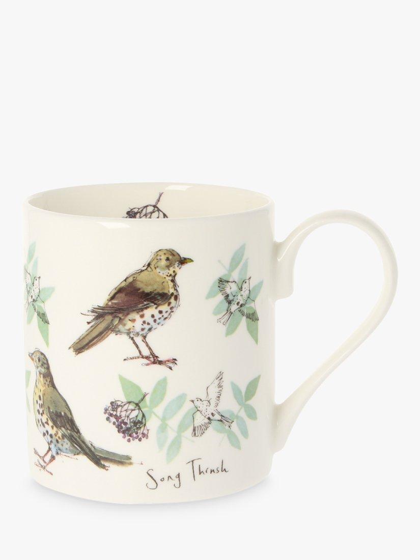 McLaggan Smith Madeleine Floyd Song Thrush Bone China Mug, 300ml, Brown/White