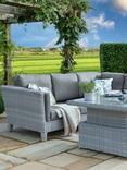 Daro Byron 5-Seater Corner Garden Lounge/Casual Dining Set, Grey Tissé/Sylvie