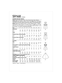 Simplicity Child's Princess Dress Sewing Pattern, S9168 - view 2, Hh