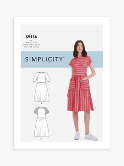 Simplicity Misses' Dress Sewing Pattern, S9136, H5