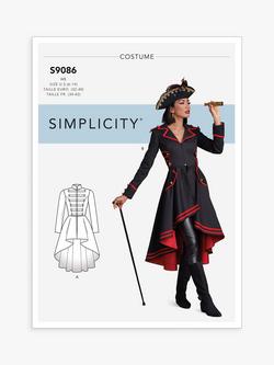 Simplicity Misses' Costume Coats Sewing Pattern, S9086, R5