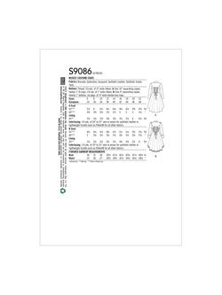 Simplicity Misses' Costume Coats Sewing Pattern, S9086 - view 2, R5