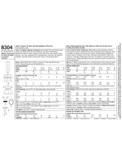 Simplicity Babies' Leggings, Top, Dress and Accessories Sewing Pattern, S8304A - view 2, Multi