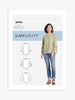 Simplicity Misses' Pull-On Top and Tunic Sewing Pattern, S8920, H5
