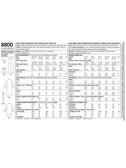 Simplicity Misses' Cosy Loungewear Set Sewing Pattern, S8800, A - view 2, Multi