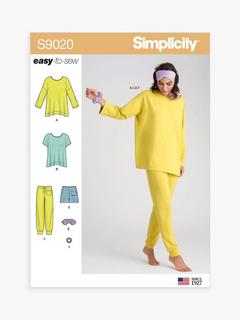 Simplicity Misses' Sleepwear/Loungewear Sewing Pattern, S9020, A