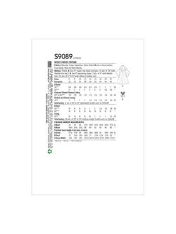 Simplicity Misses' Fantasy Costume Sewing Pattern, S9089 - view 2, R5
